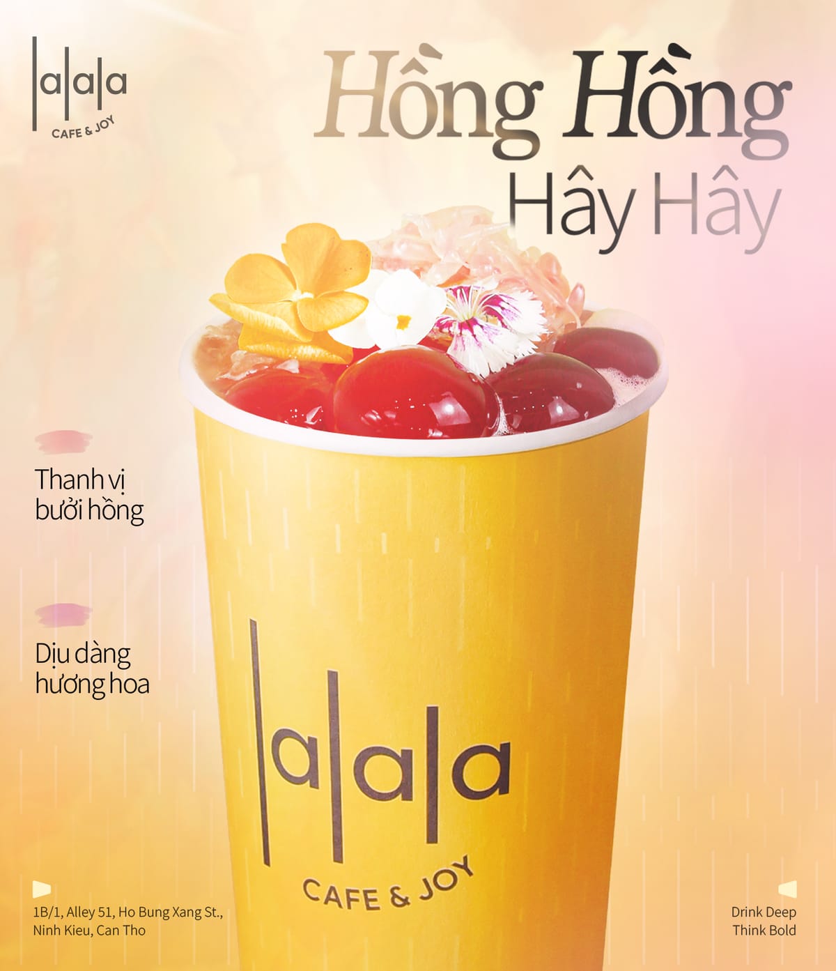 🌸 Hồng Hồng Hây Hây - Vị Thanh Dịu Cho Ngày Thêm Say