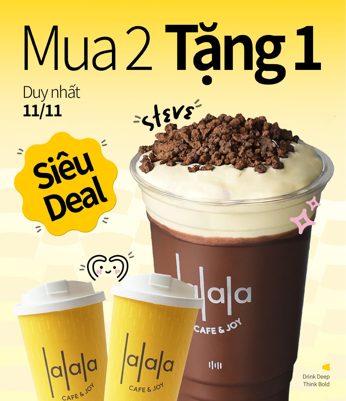 ✨ Nhân Ngày Lễ Độc Thân Lalala Tung Deal Siêu Hot 11/11