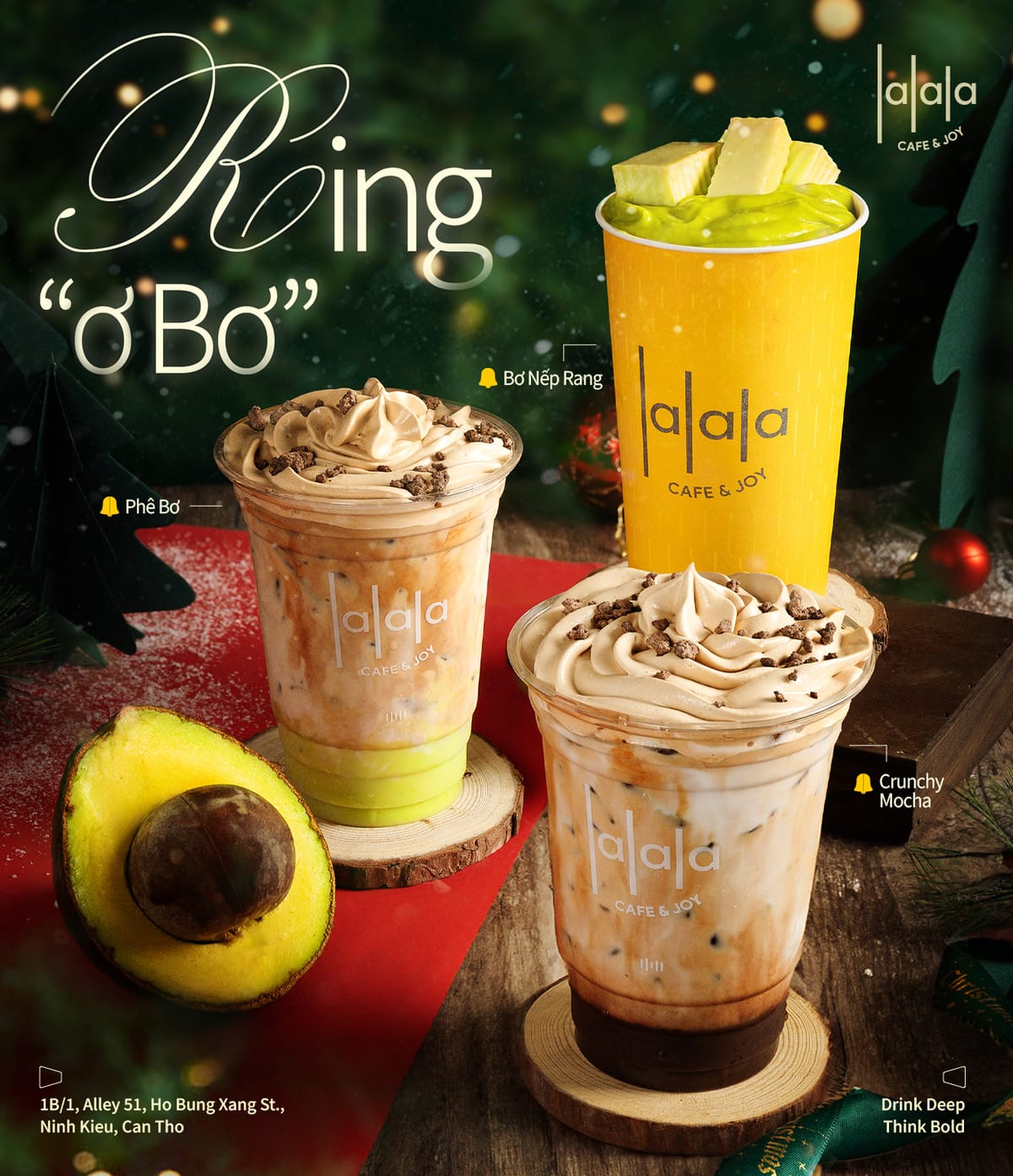 Lalala Cafe Ra Mắt Bộ Sưu Tập Mùa Lễ Hội “Ring ơ Bơ” 🥑