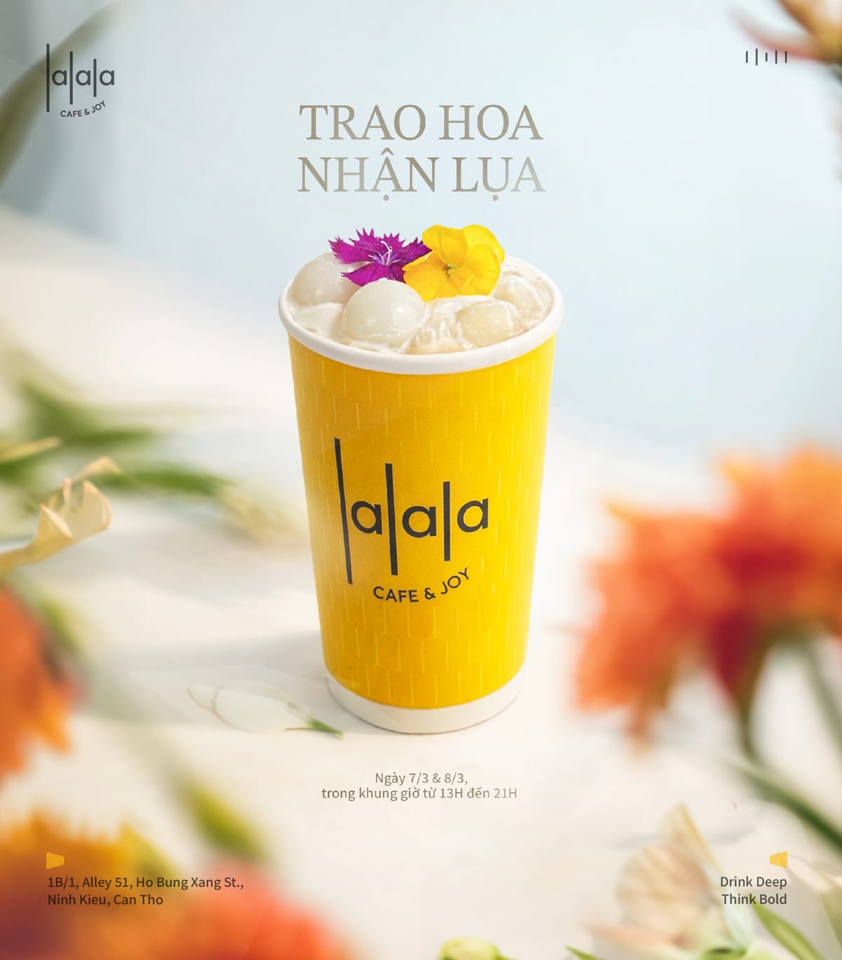 NHẬN NHÀNH HOA TƯƠI TẮN - GỬI LỤA HOA CHO NÀNG ✨