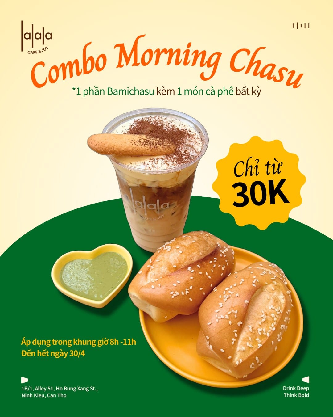 Lalala Tung Combo Morning Chasu chỉ từ 30k ✨